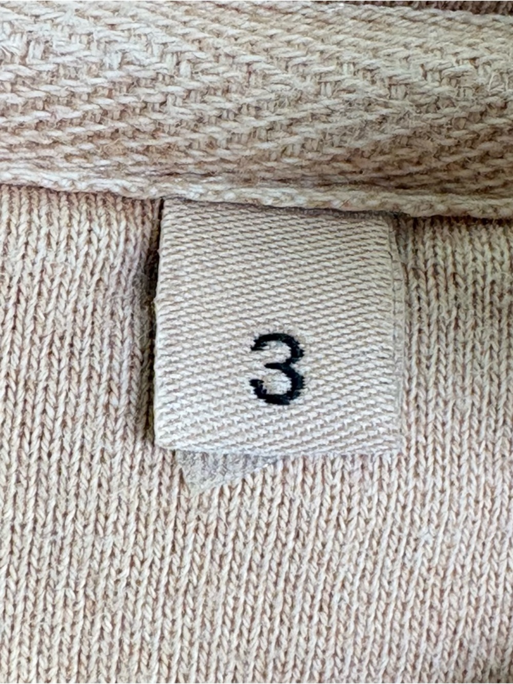 SLOPPY JOE UK Collar 02 Sweatshirt Beige Tan Size 3 L Oversized Relaxed Organic - Picture 5 of 11